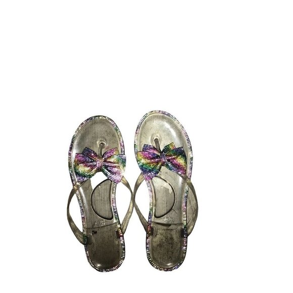 WOMENS‎ Clear Flip Flops Size 9 - Picture 4 of 7